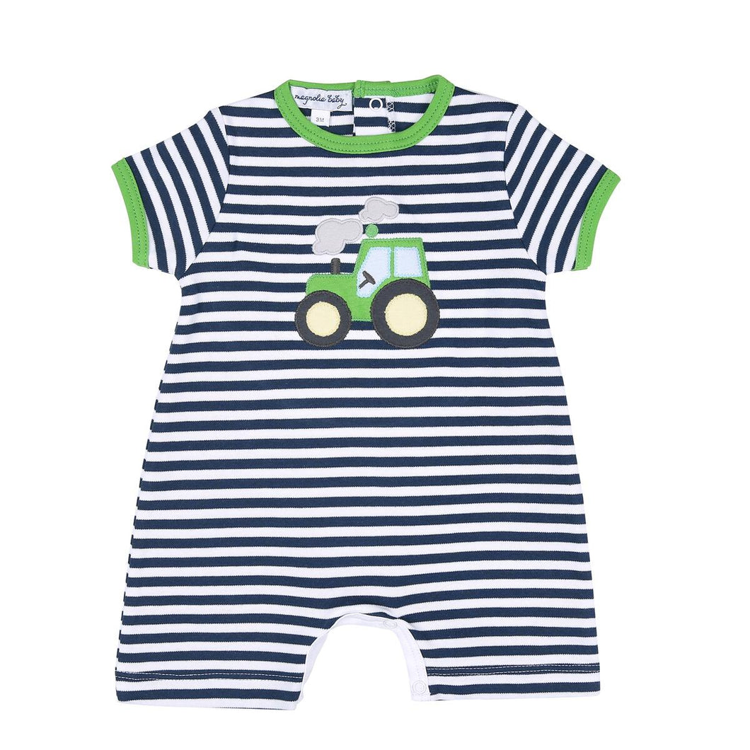 Green Tractor Playsuit