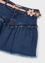 Load image into Gallery viewer, Pink Heart T-shirt &amp; Denim Skirt Set Sizes 4 &amp; 5
