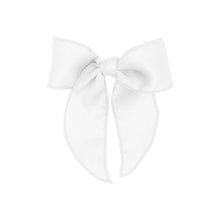 Load image into Gallery viewer, Medium Satin Bow w/Twisted Wrap and Whimsy Tails