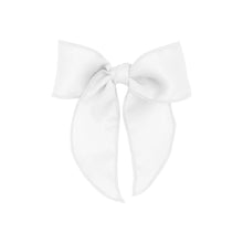 Load image into Gallery viewer, Medium Satin Bow w/Twisted Wrap and Whimsy Tails