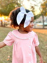 Load image into Gallery viewer, Medium Satin Bow w/Twisted Wrap and Whimsy Tails