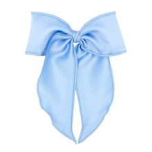 Load image into Gallery viewer, Medium Satin Bow w/Twisted Wrap and Whimsy Tails
