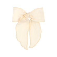 Load image into Gallery viewer, Medium Velvet Fabric Bow w/ Twisted Wrap & Whimsy Tails