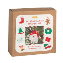 Load image into Gallery viewer, Santa Handprint DIY Ornament