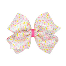 Load image into Gallery viewer, Sequined Confetti Print Hair Bow
