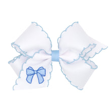Load image into Gallery viewer, Boots & Bows Moonstitch Hair Bows - Med