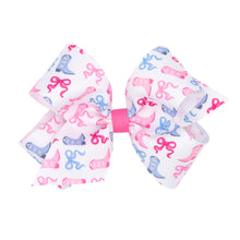Load image into Gallery viewer, Boots & Bows Print Bow - Medium