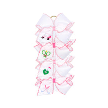 Load image into Gallery viewer, Country Club Embroidered Moonstitch King Bow