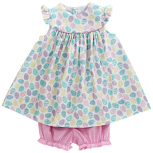 Load image into Gallery viewer, Egg Hunt Printed Dress w/Bloomers