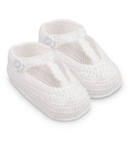 Load image into Gallery viewer, T-Strap Mary Jane Crochet Bootie