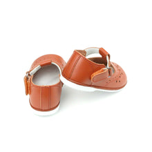 Load image into Gallery viewer, Gemma T-Strap Mary Jane (Baby) - Cognac