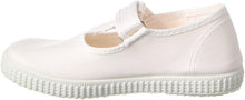 Load image into Gallery viewer, Cienta White Velcro T-Strap Shoe
