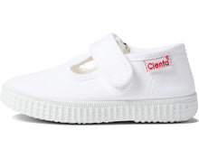 Load image into Gallery viewer, Cienta White Velcro T-Strap Shoe