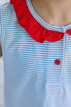 Load image into Gallery viewer, Nora Short Set - Cornflower/Red