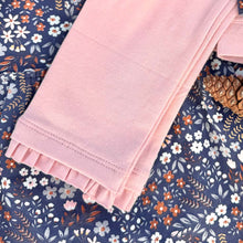 Load image into Gallery viewer, Navy Floral Tiered Tunic & Blush Pink Leggings Set