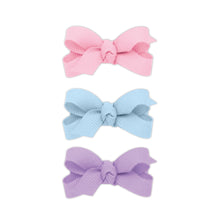 Load image into Gallery viewer, Three Baby Grosgrain Bows in a Multipack - assorted
