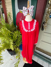Load image into Gallery viewer, Laura Dare Traditional Red Nightgown