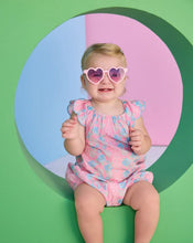 Load image into Gallery viewer, Pink & Aqua Floral Print Bubble