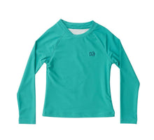 Load image into Gallery viewer, L/S Rashguard in "Atlantis Green" - size 6 only