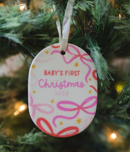 Load image into Gallery viewer, Baby's First Christmas Ornament - Girl