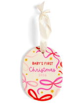 Load image into Gallery viewer, Baby's First Christmas Ornament - Girl