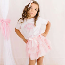 Load image into Gallery viewer, Ballet Bow Tiered Tutu Skirt