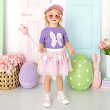 Load image into Gallery viewer, Bunny Bow Sequin Easter Tutu
