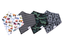Load image into Gallery viewer, Bandana Bib 4 pack Set - Assorted