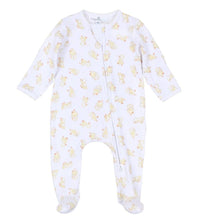 Load image into Gallery viewer, Downy Ducklings Print Zip Footie