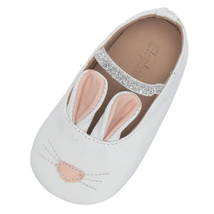 Elephantito Bunny Sleeper Baby Shoes - White