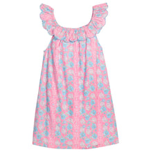 Load image into Gallery viewer, Pink & Aqua Floral Dress