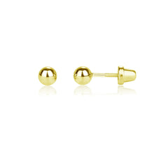 Load image into Gallery viewer, Gold Plated Ball Studs