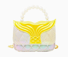 Load image into Gallery viewer, Mermaid Tail Pearl Handle Bag