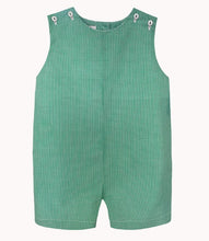 Load image into Gallery viewer, Green Gingham Romper