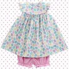 Load image into Gallery viewer, Egg Hunt Printed Dress w/Bloomers