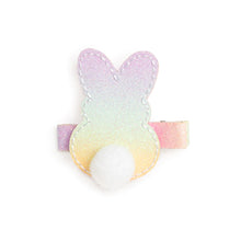 Load image into Gallery viewer, Glitter Pastel Easter Bunny Clip
