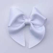 Load image into Gallery viewer, Small Grosgrain Bowtie with Flat Wrap & Whimsey Tails
