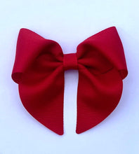 Load image into Gallery viewer, Small Grosgrain Bowtie with Flat Wrap & Whimsey Tails