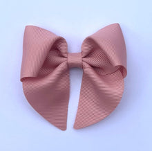 Load image into Gallery viewer, Small Grosgrain Bowtie with Flat Wrap & Whimsey Tails