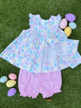 Load image into Gallery viewer, Egg Hunt Printed Dress w/Bloomers