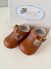 Load image into Gallery viewer, Gemma T-Strap Mary Jane (Baby) - Cognac