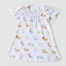 Load image into Gallery viewer, Round &amp; Round We Go Cotton Loungewear/Play Dress
