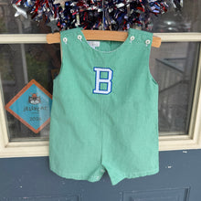 Load image into Gallery viewer, Green Gingham Romper