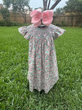 Load image into Gallery viewer, Pamela Floral Smocked Dress - Size 5 only