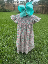 Load image into Gallery viewer, Pamela Floral Smocked Dress - Size 5 only
