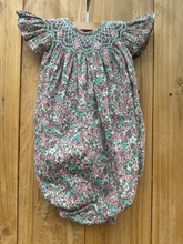 Load image into Gallery viewer, Pamela Floral Smocked Bubble - Last One Size 24 months