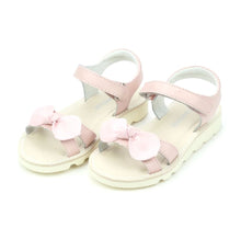 Load image into Gallery viewer, Leigh Bow Sandal w/ Velcro Closure - Pink