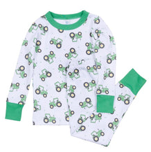 Load image into Gallery viewer, Lil' Green Tractor Long Pajamas