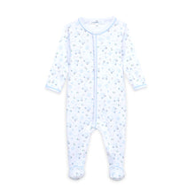 Load image into Gallery viewer, Little Golfer Print Zip Footie - Light Blue