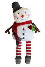 Load image into Gallery viewer, Mac the Snowman Organic Cotton Knit Toy